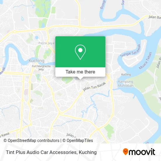 Tint Plus Audio Car Accessories map