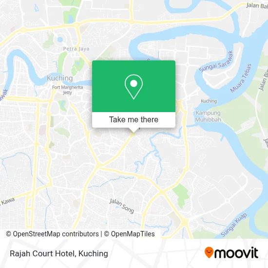 Rajah Court Hotel map