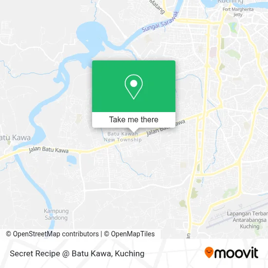 Secret Recipe @ Batu Kawa map