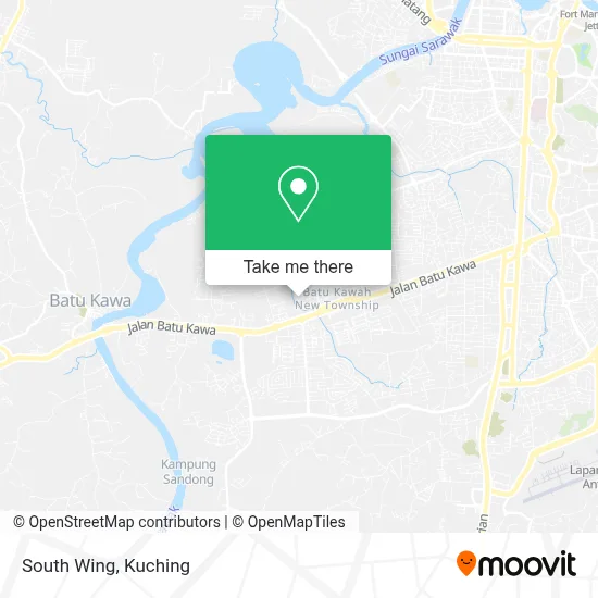 South Wing map