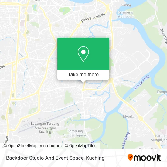 Backdoor Studio And Event Space map