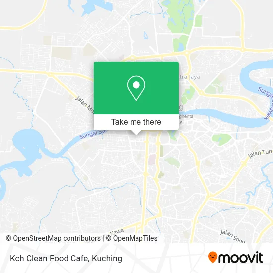 Kch Clean Food Cafe map