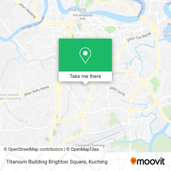 Titanium Building Brighton Square map