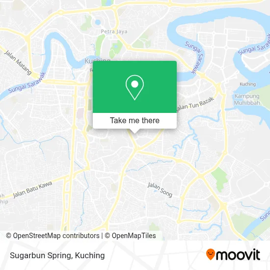 Sugarbun Spring map
