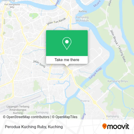 Perodua Kuching Ruby map