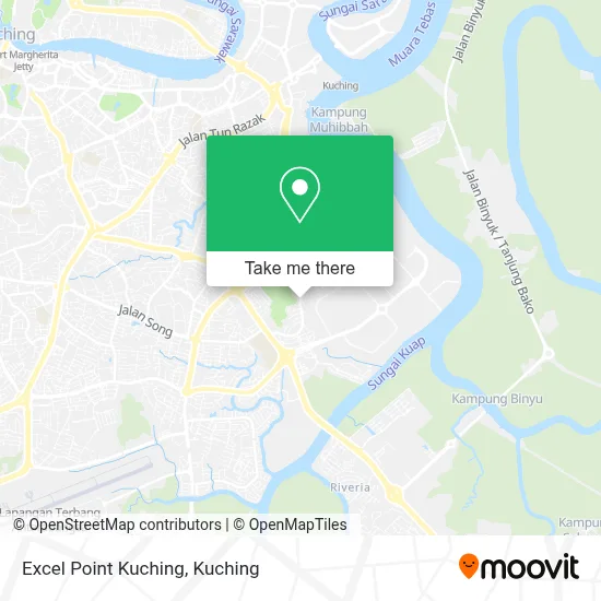 Excel Point Kuching map