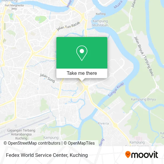 Fedex World Service Center map