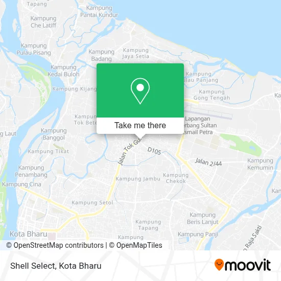 Shell Select map