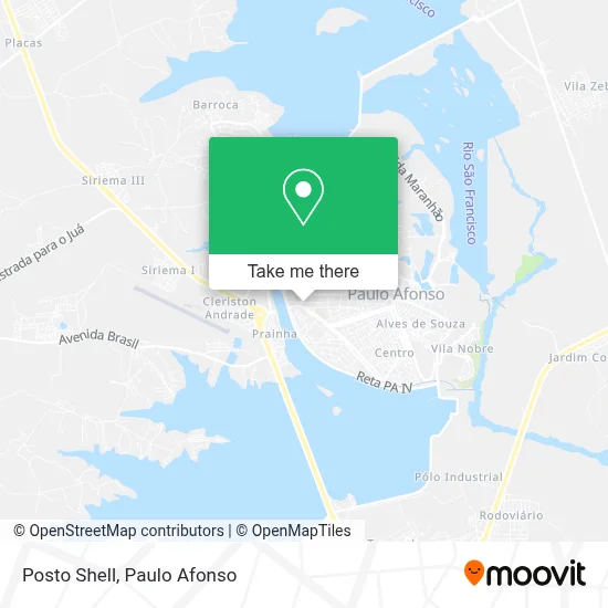 Posto Shell map