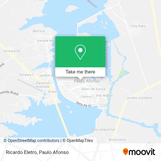Ricardo Eletro map