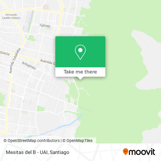 Mapa de Mesitas del B - UAI