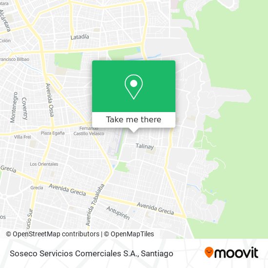 Soseco Servicios Comerciales S.A. map