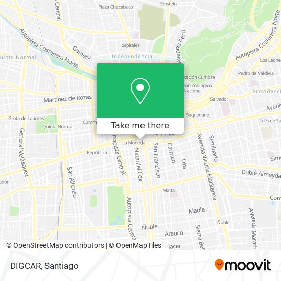 DIGCAR map