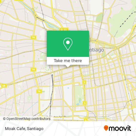 Moak Cafe map
