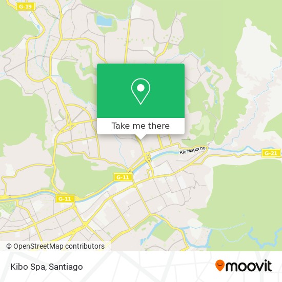 Kibo Spa map