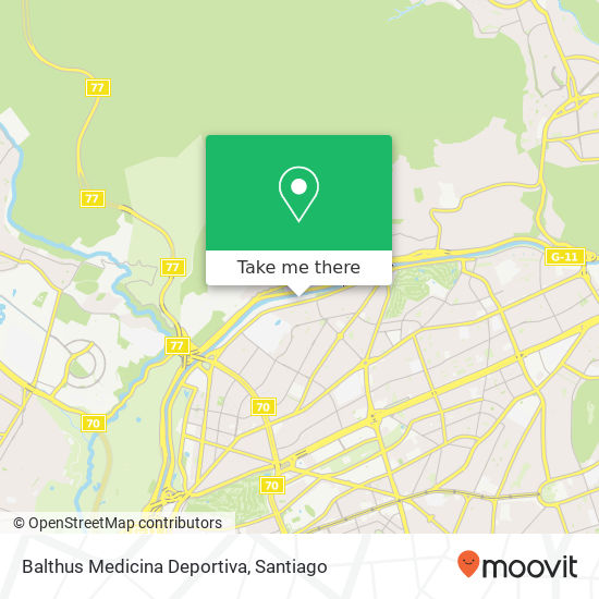 Balthus Medicina Deportiva map