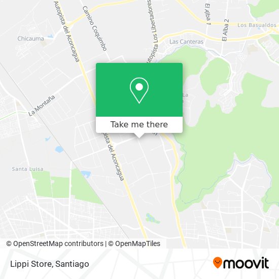 Mapa de Lippi Store