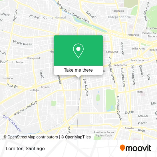Lomitón map