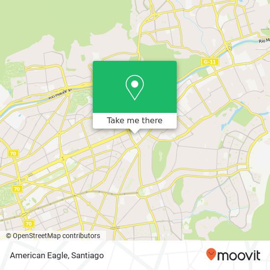 American Eagle map