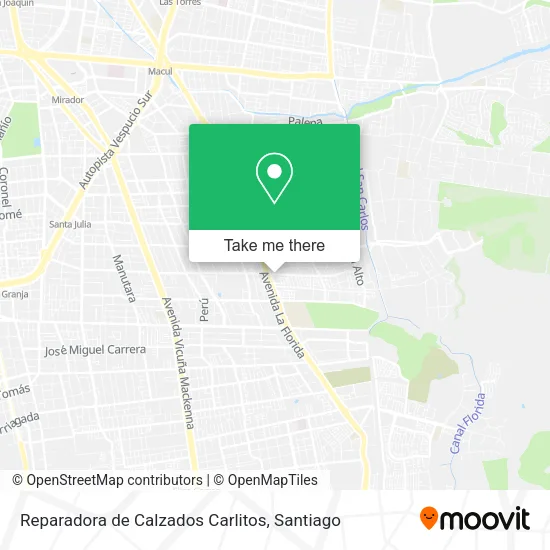 Reparadora de Calzados Carlitos map