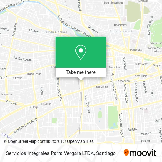 Servicios Integrales Parra Vergara LTDA map