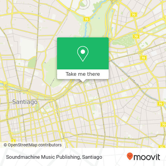 Mapa de Soundmachine Music Publishing