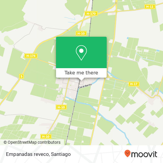Empanadas reveco map