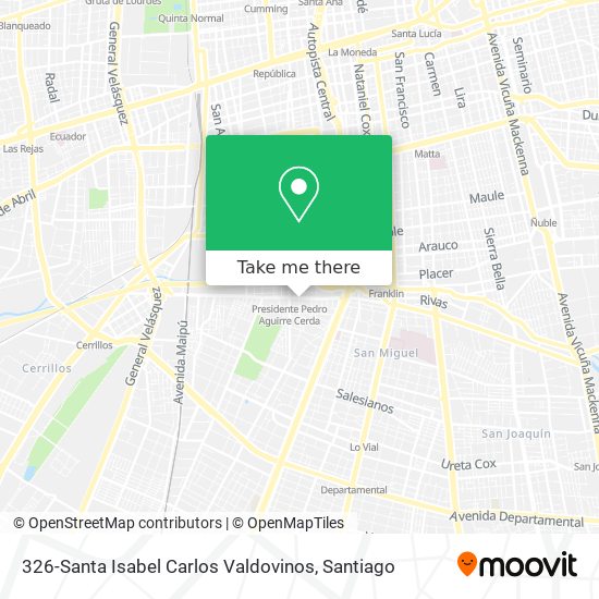 326-Santa Isabel Carlos Valdovinos map