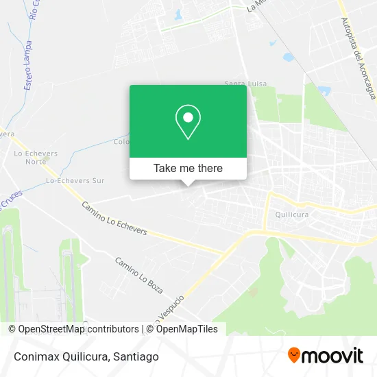 Conimax Quilicura map