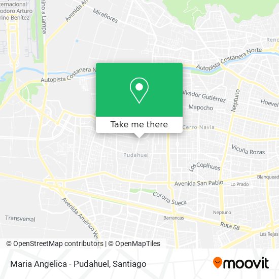Mapa de Maria Angelica - Pudahuel