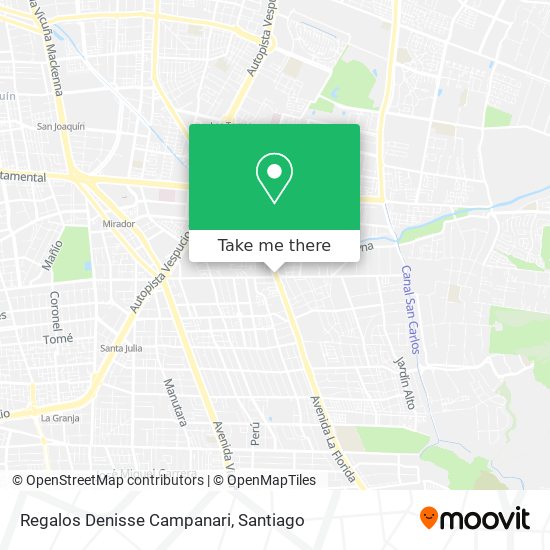 Regalos Denisse Campanari map