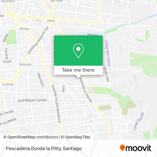 Pescadería Donde la Pitty map