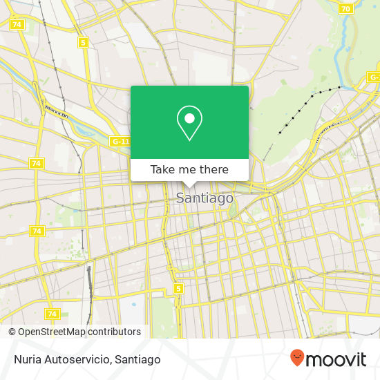 Nuria Autoservicio map