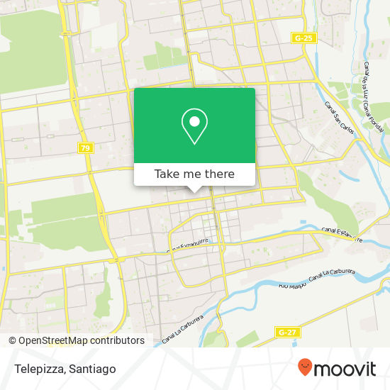 Telepizza map