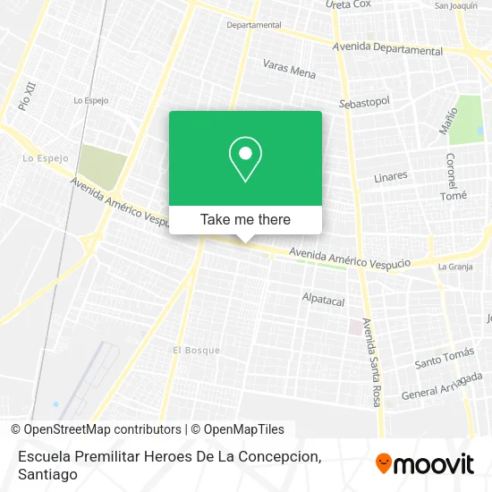 Escuela Premilitar Heroes De La Concepcion map