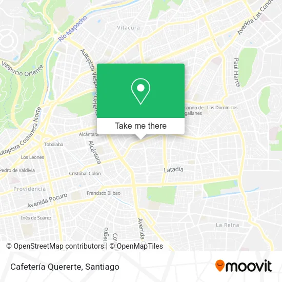 Mapa de Cafetería Quererte
