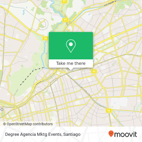 Mapa de Degree Agencia Mktg Events