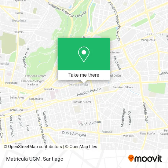 Matricula UGM map