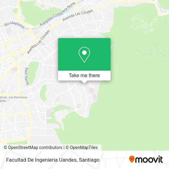 Facultad De Ingenieria Uandes map