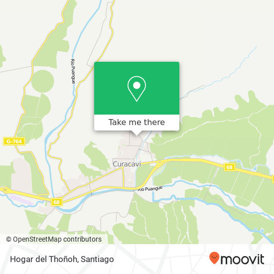 Hogar del Thoñoh map