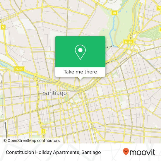 Constitucion Holiday Apartments map