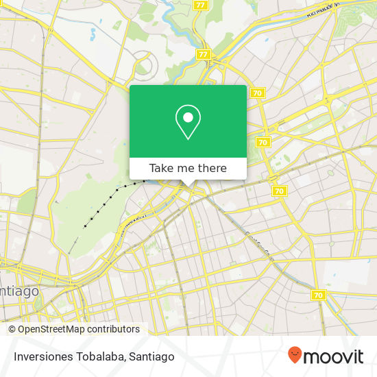 Inversiones Tobalaba map