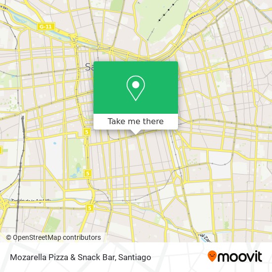 Mozarella Pizza & Snack Bar map