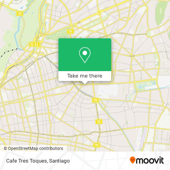 Cafe Tres Toques map