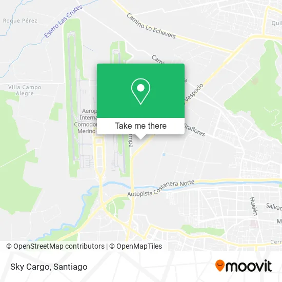 Sky Cargo map