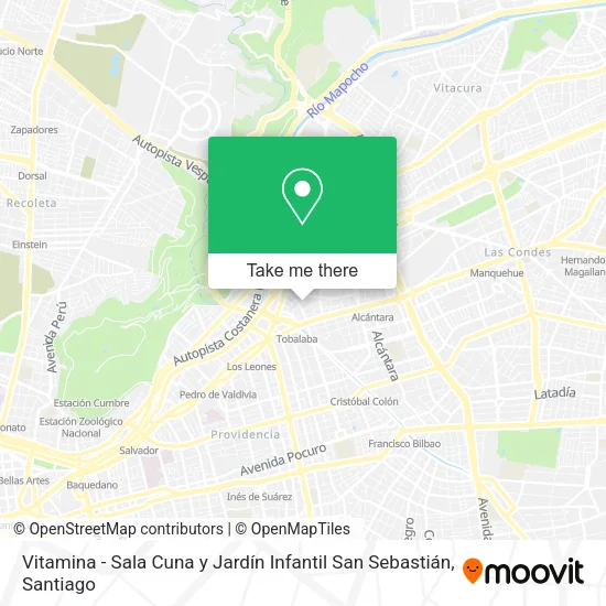 Vitamina - Sala Cuna y Jardín Infantil San Sebastián map