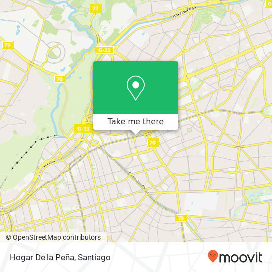 Hogar De la Peña map