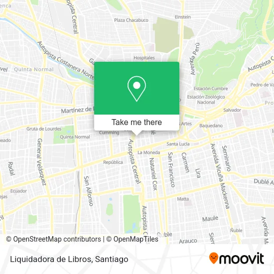 Liquidadora de Libros map
