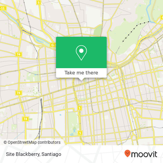 Site Blackberry map