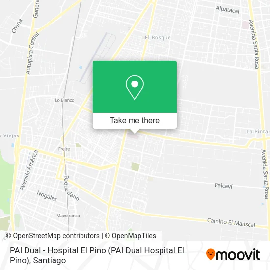 PAI Dual - Hospital El Pino map